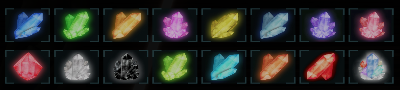 New sabercolor crystals