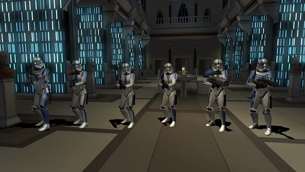 501st Stormtrooper skins for Starkiller's journey to the Jedi Temple