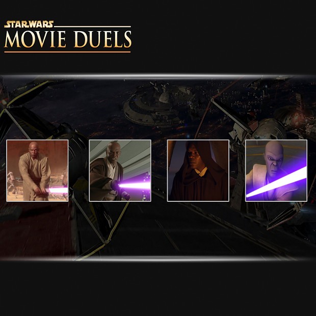 Movie Duels Beta: Character sub-menus