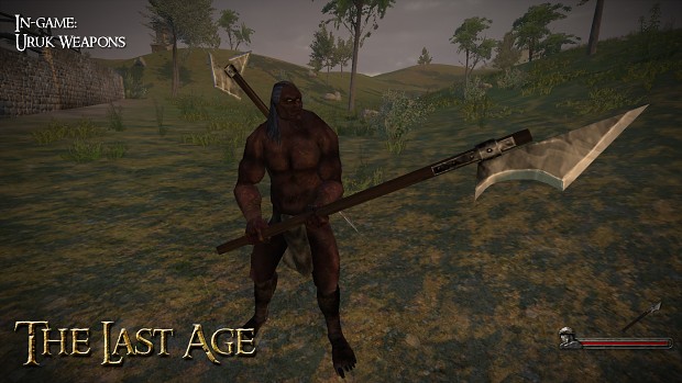 Uruk Weapons In-game: Bardiche
