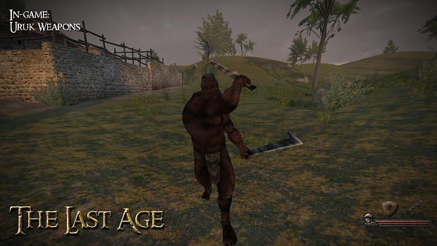 Uruk Weapons In-game: Dual Swords