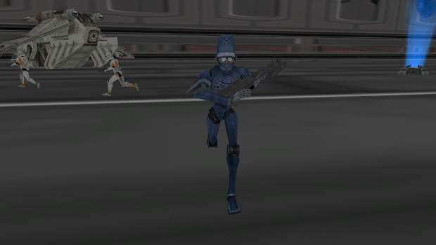 Police Droid in Game