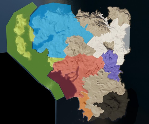 Adra's political map