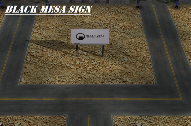 Black Mesa Sign