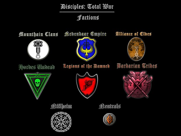 Factions mod image - Disciples: Total War mod for Medieval II: Total ...