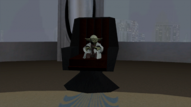 You Can Now Sit On The Chairs In Coruscant
