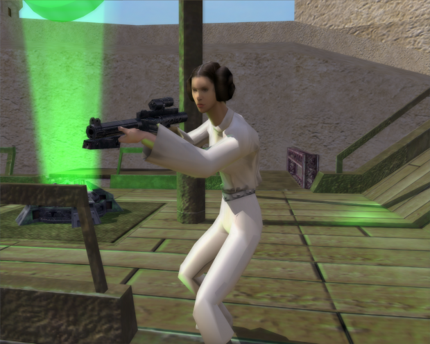 leia princess weapon 2nd mod wars battlefront mods side hero embed