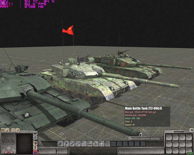 PLA Main battle tanks