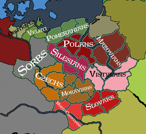 Lechitic tribes in 769