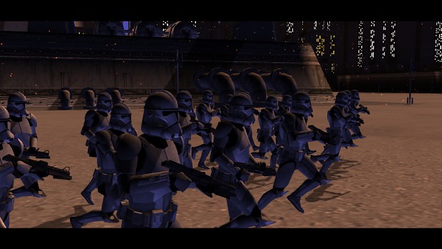 Tech 1 Stormtroopers are now Clones
