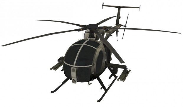 AH-6 "Little Bird" with stinger missile upgrade