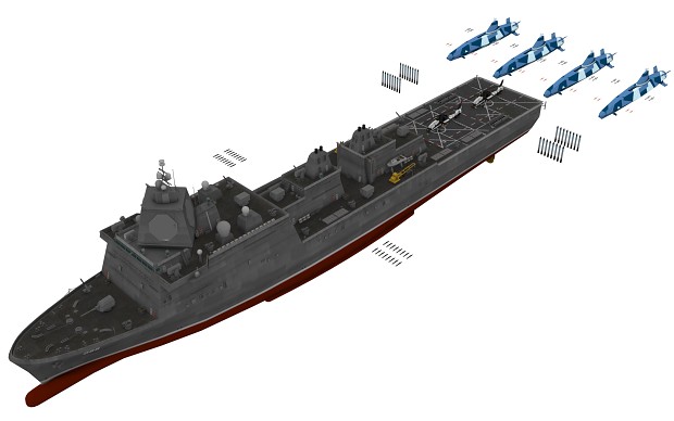 Katori with UUVs and Missiles