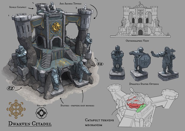 Dwarve Citadel Concept Art