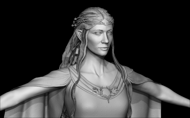 Lady Galadriel 3D model