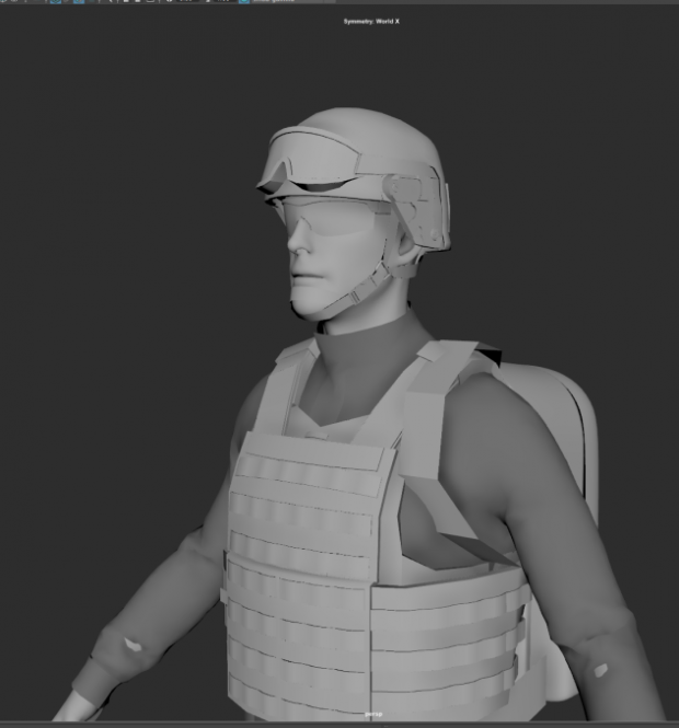 French Squad Leader Character