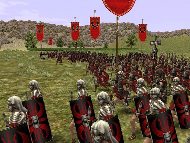 Romans marching
