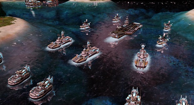 Fleet in the lake