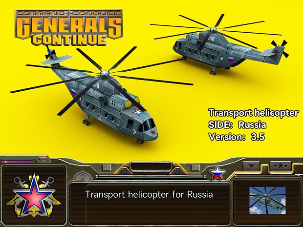 transport helicopter