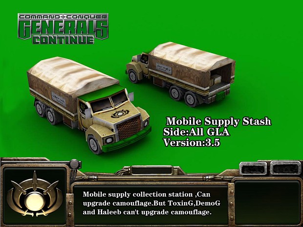 Mobile supply collection station