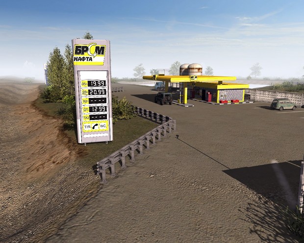 New textures for a gas station