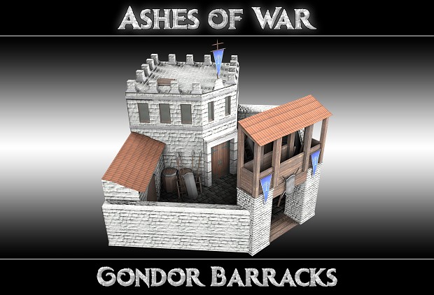 Gondor Barracks Render