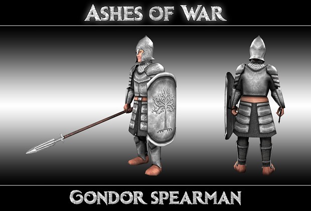 Gondor Spearman Render