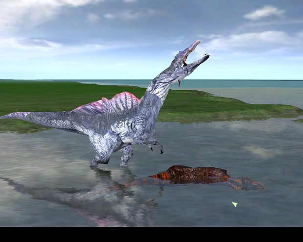 Spino and Concavenator Eating Testing image - JPOG: Ai Plus Mod 2 for ...