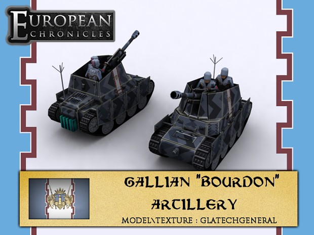 Gallian Bourdon Self-Propelled Artillery