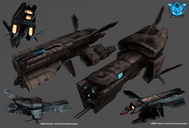 USN Aesir + Vanir class Dreadnoughts