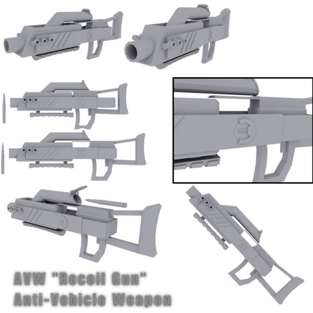 AVW "Recoil Gun" Showcase (redesigned)