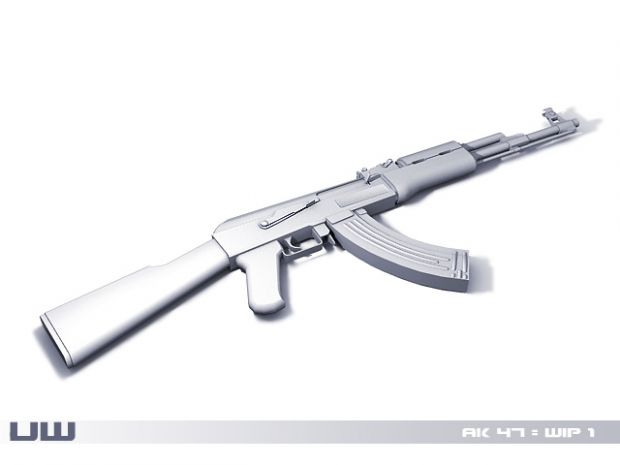 AK47[WIP] - model by dennis