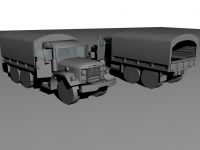 M35A2C 2-1/2 Ton Cargo Truck W/WD (Untextured)