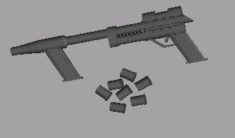 Stump-Gun Model (Unskinned)