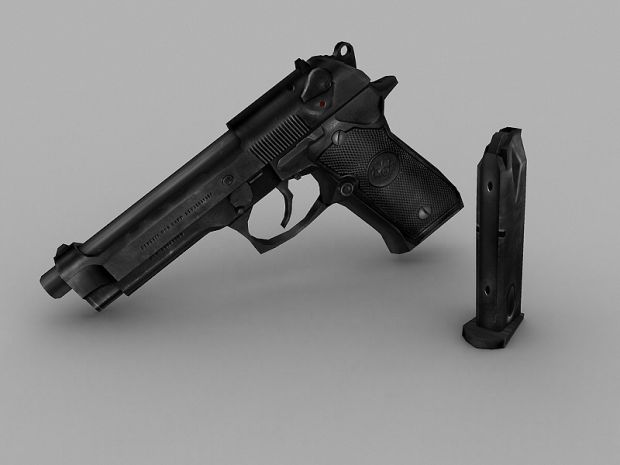 Older model, Newer render. Beretta 92f