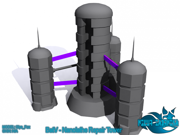Render - BatV Nanolathe Repair Tower