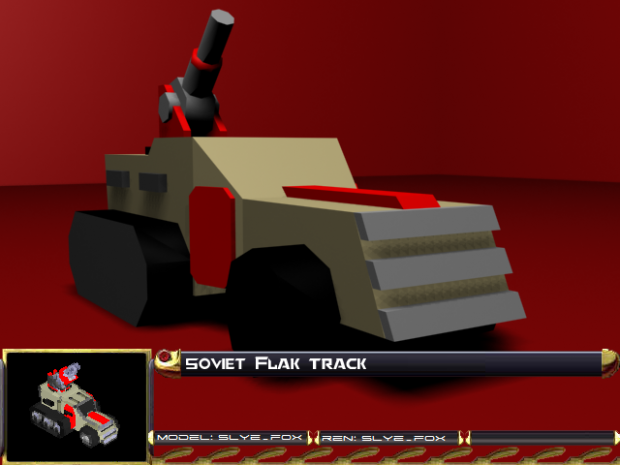 Render - Soviet Flak Track
