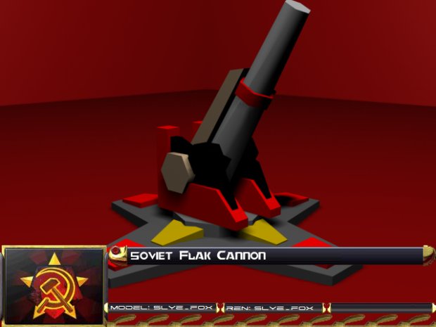 Render - Soviet Flak Cannon