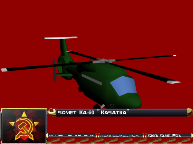 Render - Soviet KA-60 "Kasatka" Transport Chopper