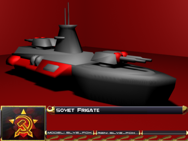 Render - Soviet Frigate
