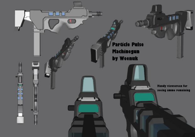 Particle Pulse Sub Machine Gun