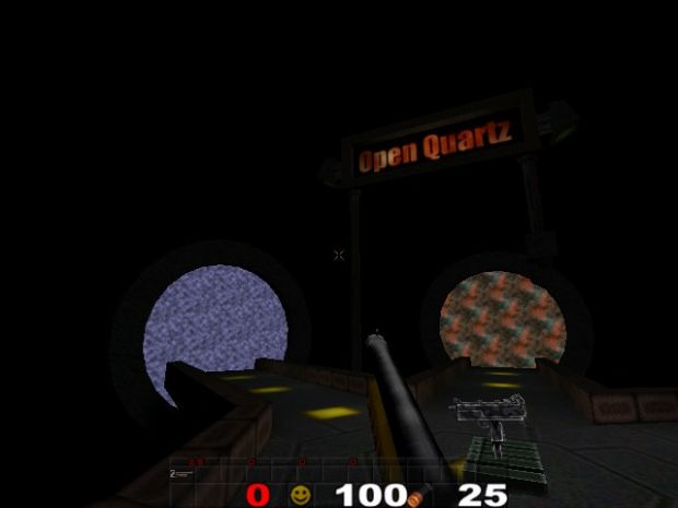 The logo of Open Quartz in-game