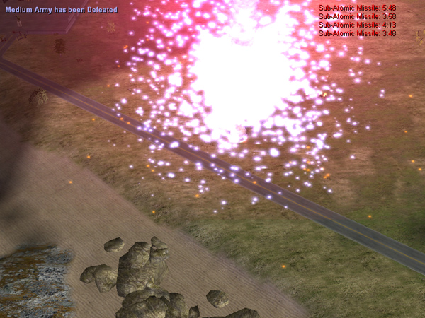 Sub-Atomic Missile Explosion