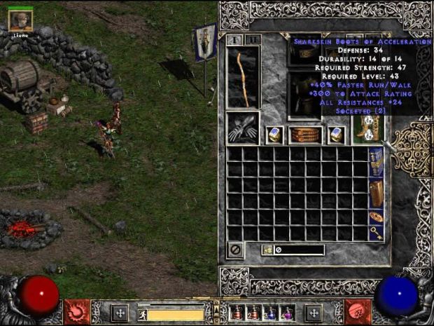 how to add sockets to items in diablo 2