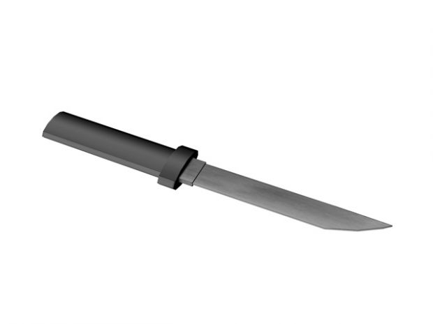 Skinned Knife (more polygons)