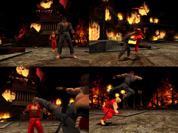 Evil Ryu vs Ken