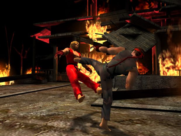 Evil Ryu vs Ken