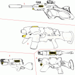 weapon designs by theANMATOR