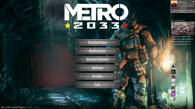 Metro 2033 - Main Menu