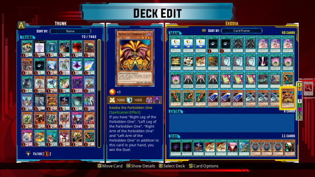 Yu-Gi-Oh! Legacy of the Duelist - Linked in Time (Deck Editor)