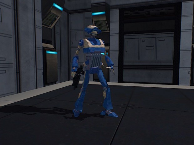 Blue T-Series Tactical Droid!